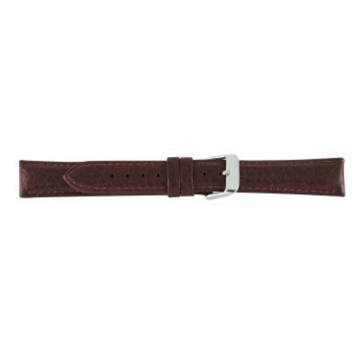 Horlogeband leder 244 donkerbruin 24mm XL 