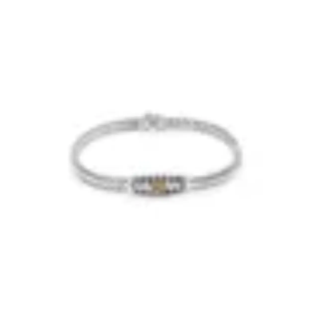 Buddha Choker met 34 cm lengte zilver met goud, Limited editie