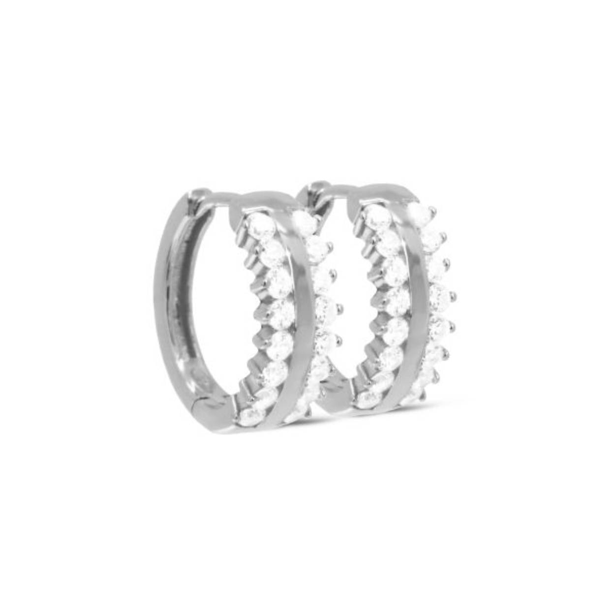 H463S Karma | Hinged Hoops NILE 15MM | Zilver