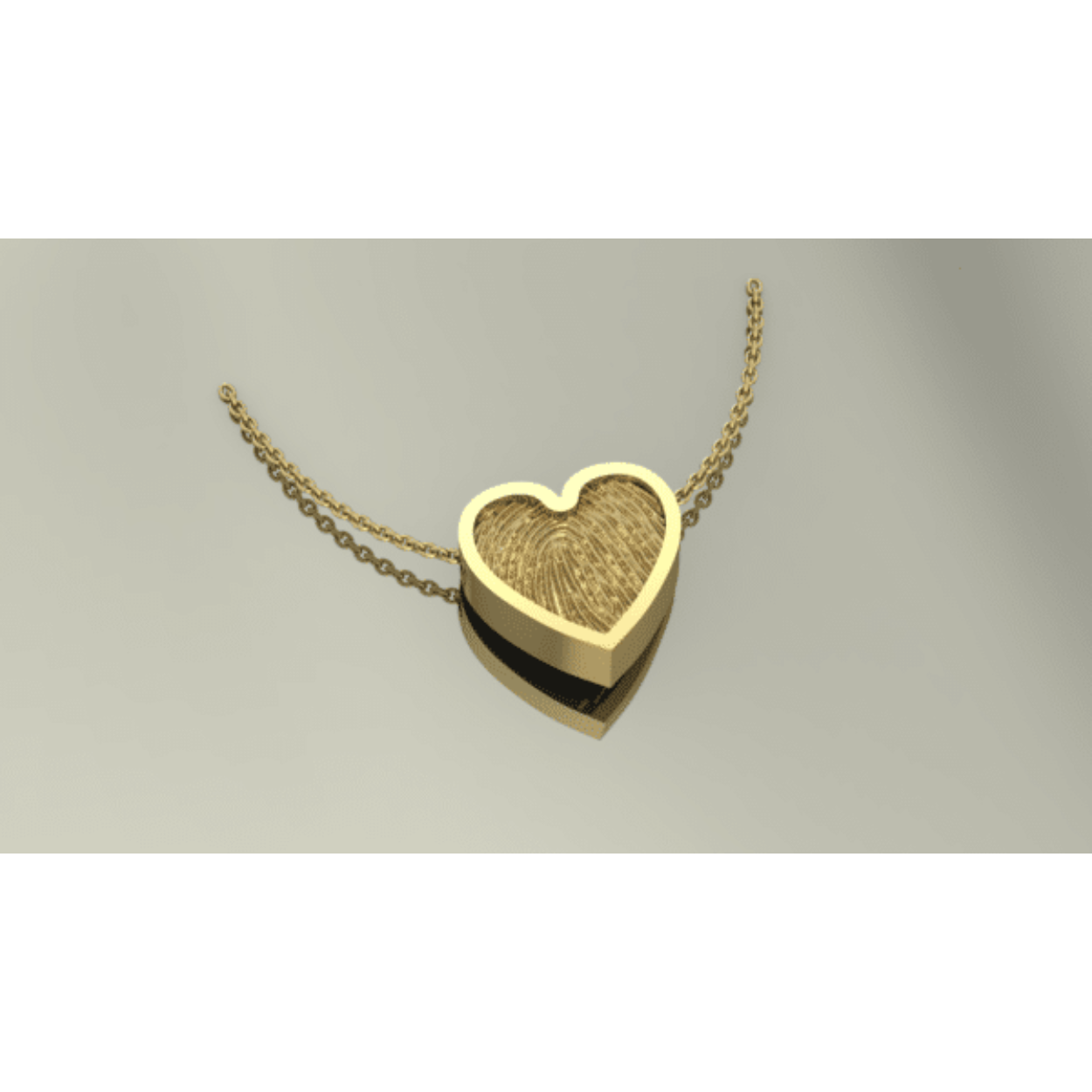 Van dit collier met schitterende hartvormige hanger is de rand ingelegd met 0.12ct diamant. Het is mogelijk om aan dit sieraad een vingerafdruk toe te voegen. Ook heeft de hanger aan de achterzijde een ruimte die gevuld kan worden met as. 