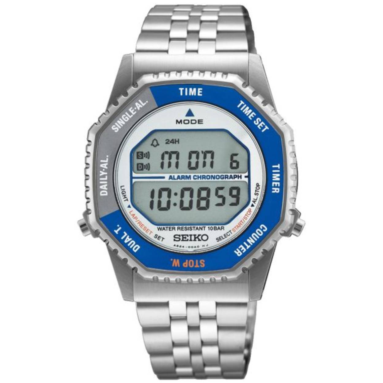  Seiko Rotocall Digital Quartz 37mm unisexhorloge 