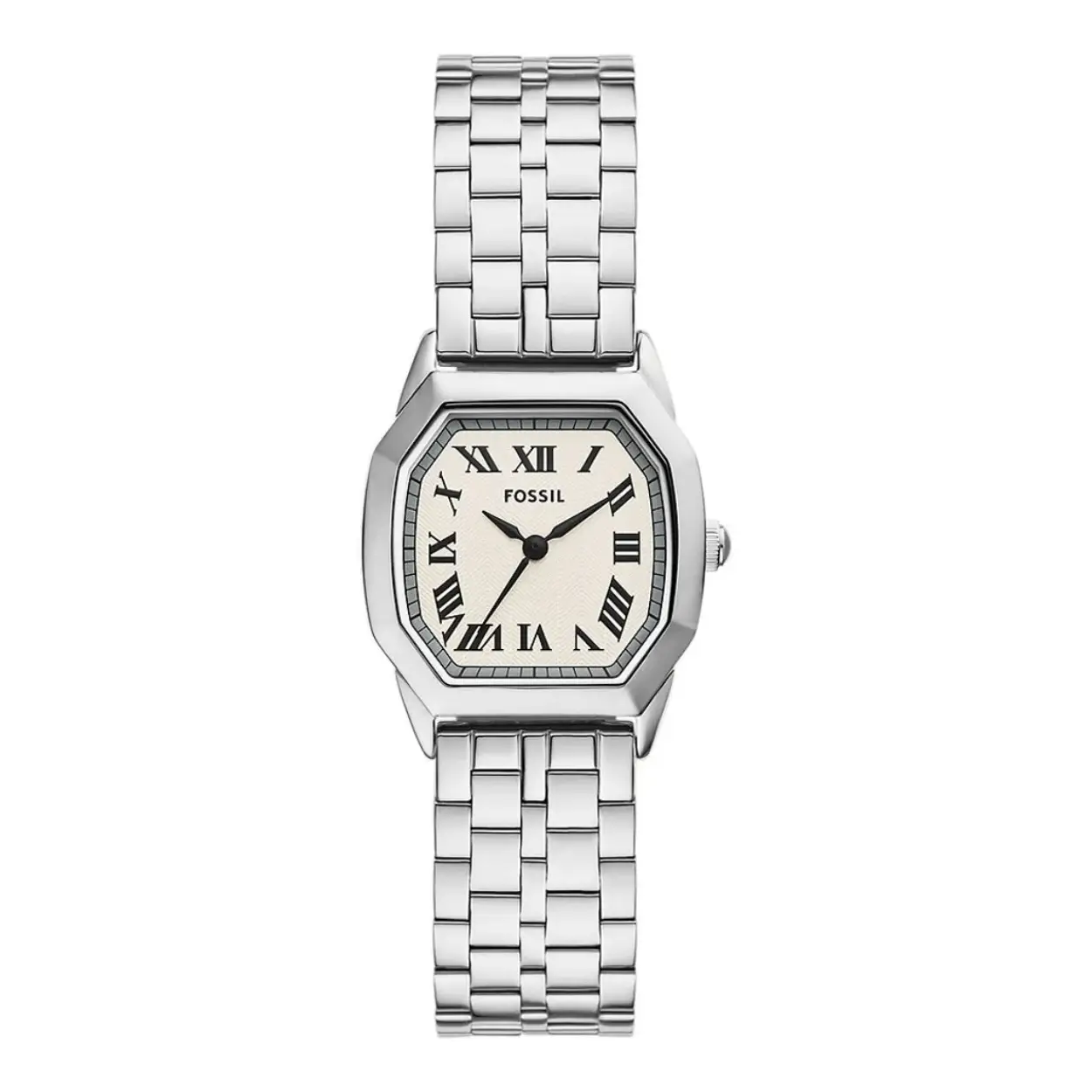 Fossil zilverkleurig dameshorloge Harlow