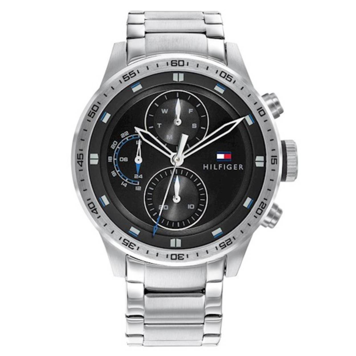 Dit Tommy Hilfiger horloge behoort tot de Trent collectie. 