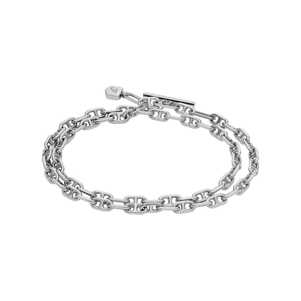 De FOSSIL D LINK JA7245040 armband is een prachtig sieraad dat perfect is voor wie op zoek is naar een stijlvolle toevoeging aan hun outfit. Deze armband is gemaakt van hoogwaardig staal en heeft een zilverkleurige afwerking die zorgt voor een tijdloze uitstraling.

Met een lengte van 39 cm past deze armband om vrijwel elke pols en kan gemakkelijk worden aangepast voor een perfecte pasvorm. Het type sieraad is een armband en het is een schakelarmband, waardoor het een klassieke en elegante uitstraling heeft.

De FOSSIL D LINK JA7245040 armband is perfect voor dagelijks gebruik of voor speciale gelegenheden. Of je nu naar je werk gaat, een avondje uit hebt gepland of gewoon je outfit wilt opfleuren, deze armband past bij elke gelegenheid.
