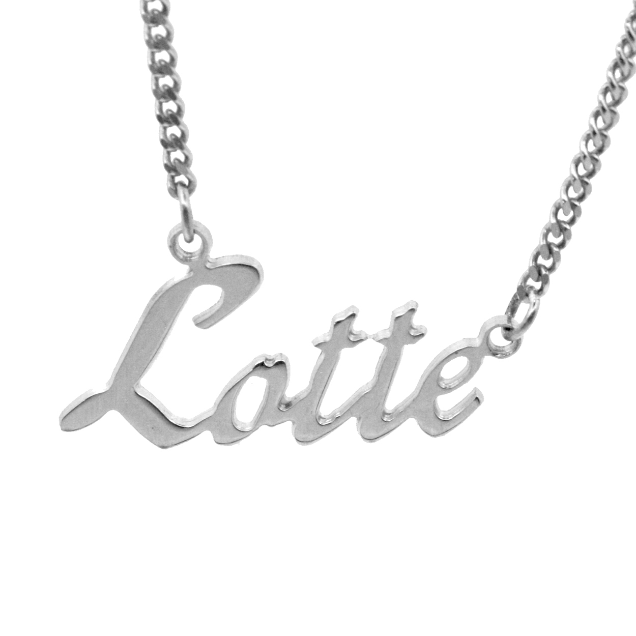 HaPi naamketting zilver