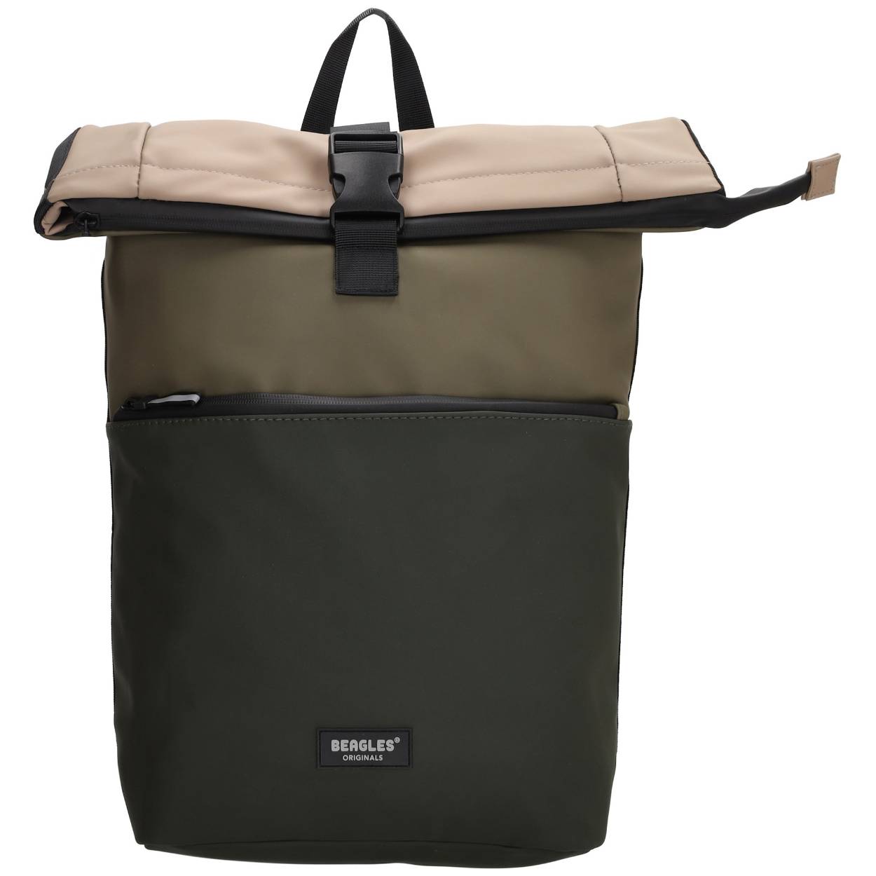 Deze Beagles Originals rugzak is echt een aanrader! Deze toffe rugzak ziet er niet alleen leuk uit door de verschillende gekleurde vlakken, maar is ook nog eens erg praktisch. De rugzak heeft een hoofdvak met een laptopvak voor een laptop tot 15,6 inch. Daarnaast heeft de rugzak een voor- en achtervak. De rugzak sluit met een rits en heeft een overslag met een klikgesp. In combinatie met het waterafstotende materiaal zijn jouw spullen in deze tas optimaal beschermd. Met de gewatteerde schouderbanden draag je de rugzak comfortabel met je mee. Ga jij voortaan in stijl naar werk of school? 

De eigenschappen van deze rugzak zijn: 

Hoofdvak met ritssluiting en overslag 
Voor- en achtervak  
15,6 inch laptopvak
Verstelbare schouderbanden 
Enkel handvat
Waterafstotend materiaal 