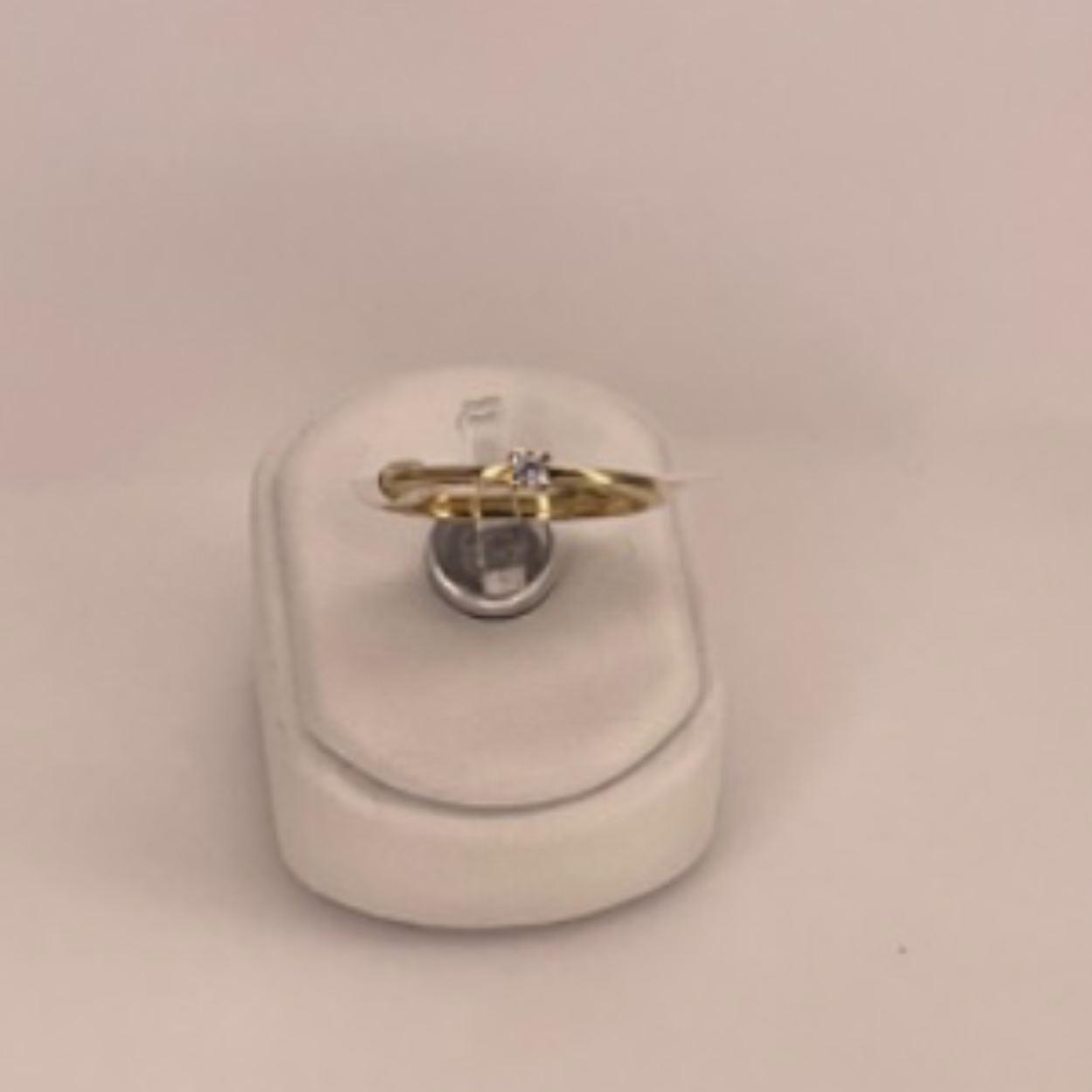 Gouden ring zirkonia 