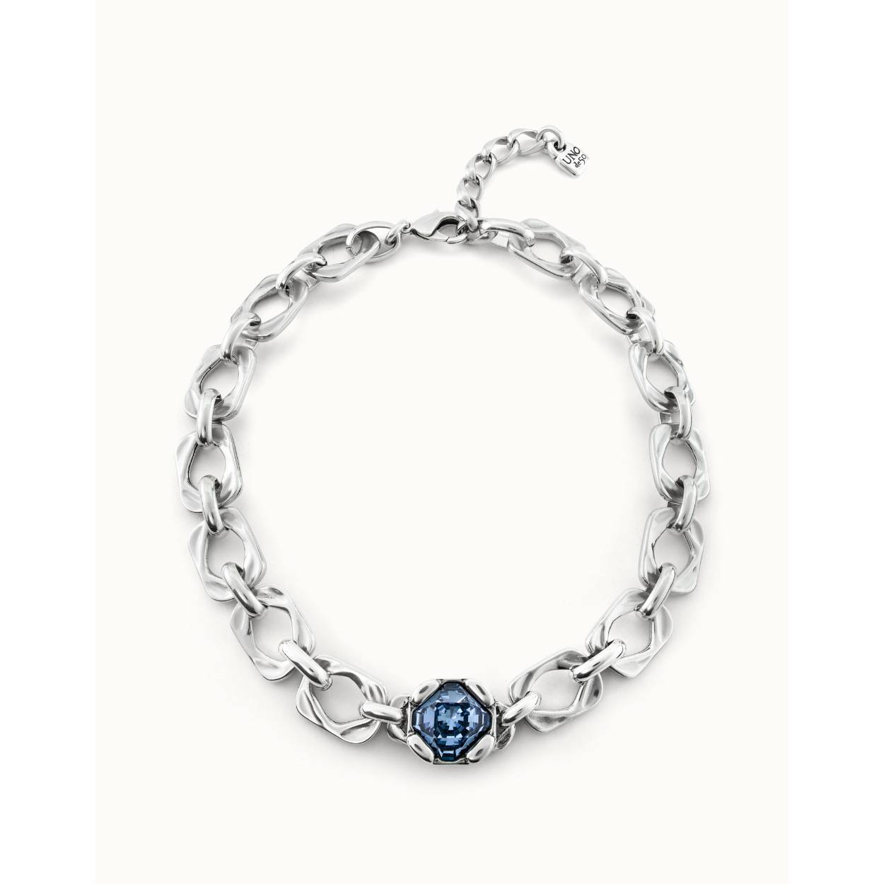  KETTING LINK KETTING MET CENTRAAL FACET KRISTAL CHARISMATIC
