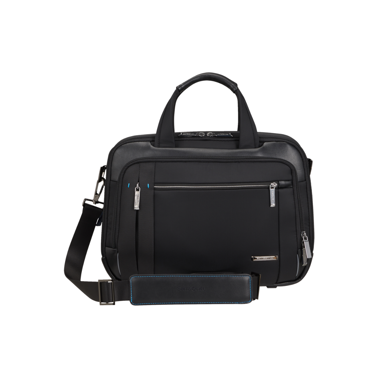 
Ga voor een elegante en klassieke look met de vernieuwde zakelijke collectie. Spectrolite 3.0 zorgt voor een nieuwe standaard in zakelijk reizen, dankzij zijn verbeterde functies zoals de extra organisatie opties, een USB-poort en een gemakkelijk toegankelijk hoofdcompartiment.

Materiaal: 55% Polyester + 40% Nylon + 5% PU
Kleur: Zwart
Afmetingen
27.5 x 38 x 11.5 cm