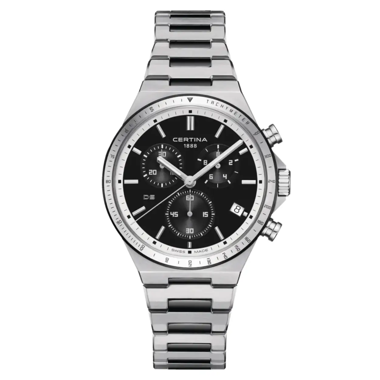 Certina herenhorloge DS-7 gr/q/acier noir/noir C0434172205100