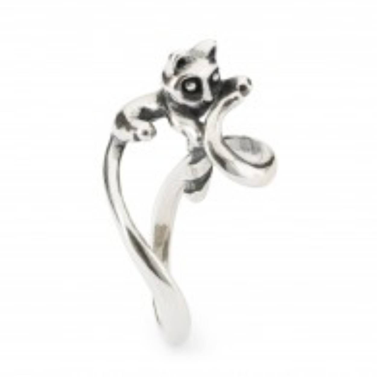 Retired Trollbeads Fantasie-ring Rustende Kat TAGRI-00544