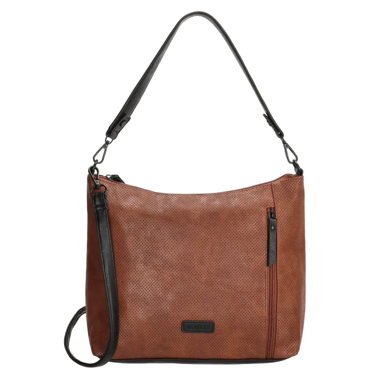 Deze shopper is een topper! Hij komt uit de Ayora collectie van Beagles en is ideaal voor het dagelijkse gebruik. Hoe je hem ook wil dragen, je bepaalt het zelf door de afneembare en verstelbare schouderband. Ook kan je hem aan het enkele handvat dragen. De tas heeft een hoofdvak en daarin meerdere vakken waar je je sleutels, telefoon en andere belangrijke spullen in kunt opbergen.