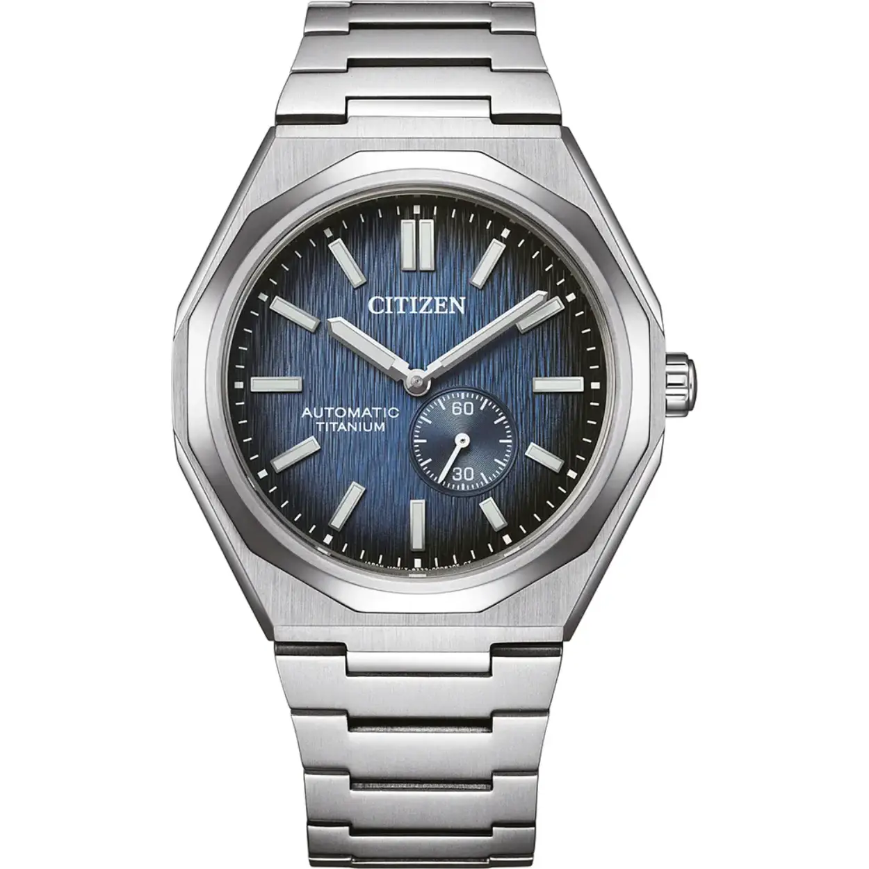 Automatisch titanium horloge met 60 uur gangreserve
