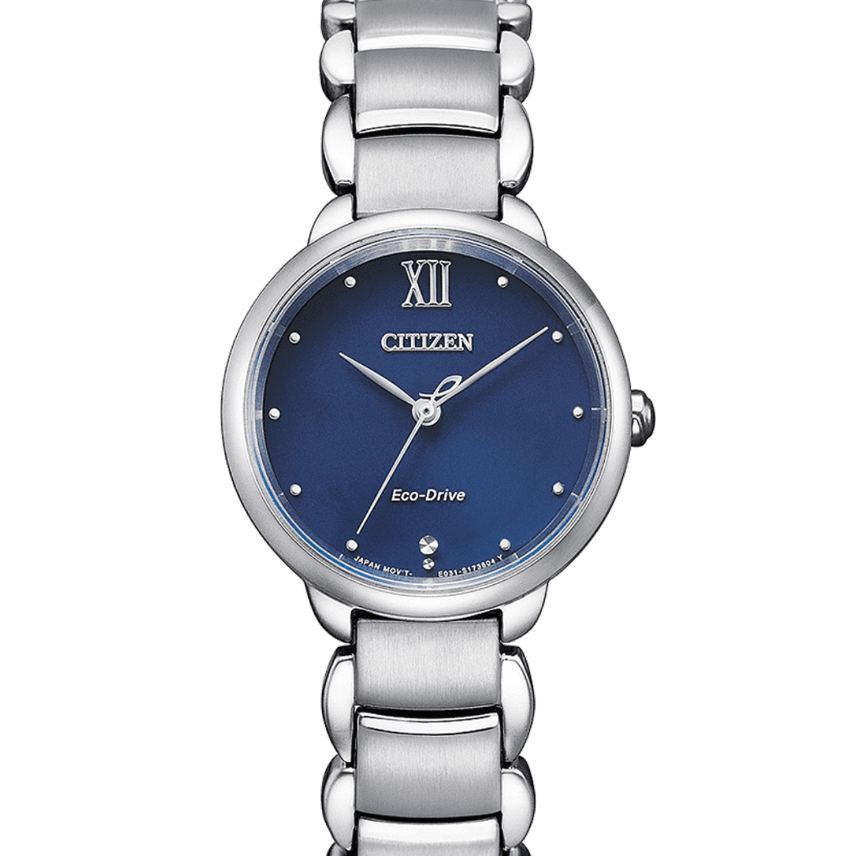 Dit Citizen horloge heeft een roestvrijstalen kast met een diameter van 28mm en is voorzien van een metalen band. In de kast bevindt zich een kwaliteitsuurwerk en is afgewerkt met saffierglas.

Het horloge is 5ATM. Dit betekent dat het horloge geschikt is voor douchen. Verder wordt het horloge geleverd met 2 jaar wereldwijde garantie.