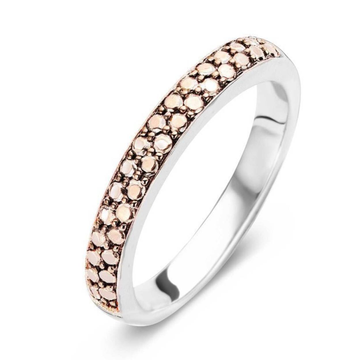 Ti sento zilveren Ring ros� verguld TIS-1414RD/54