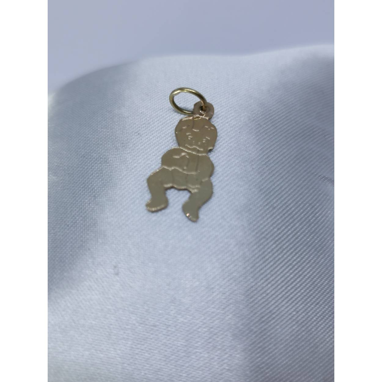 14Karaat geel gouden hanger baby