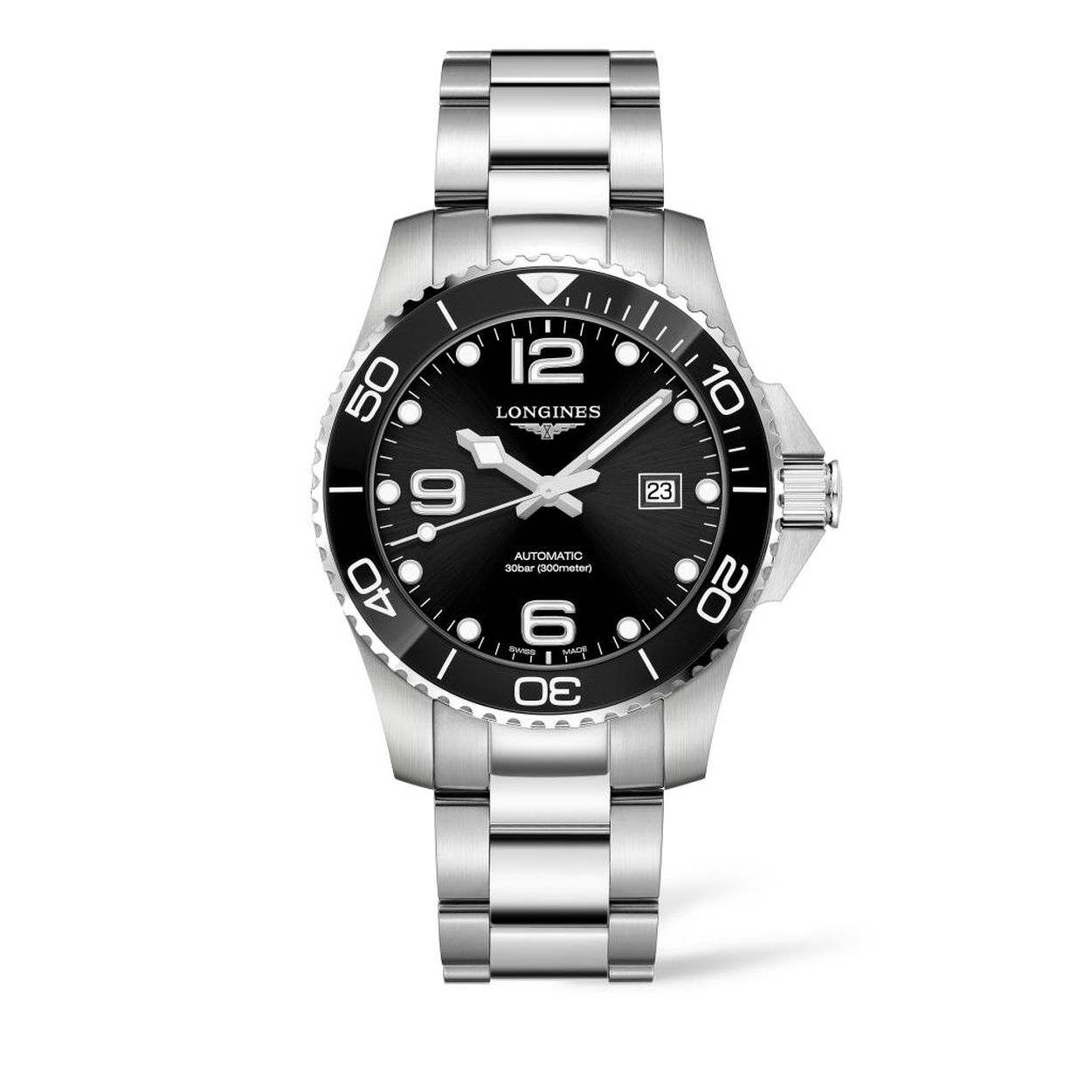 Het beroemde Zwitserse horlogemerk Longines, dat in 1832 in Saint-Imier werd opgericht, kan bogen op een lange traditie die wordt gekenmerkt door de elegantie en de prestaties van haar producten. Deze waarden worden perfect vertegenwoordigd door de Longines Sport Collection. De HydroConquest lijn is bestemd voor mannen en vrouwen die op zoek zijn naar een high perfomance uurwerk dat technische innovatie en elegantie combineert. 