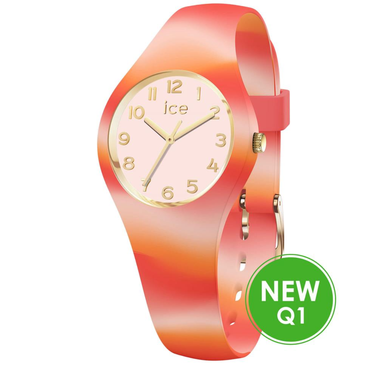 Dit is een horloge van het merk Ice-Watch. De bandkleur van dit horloge is roze.