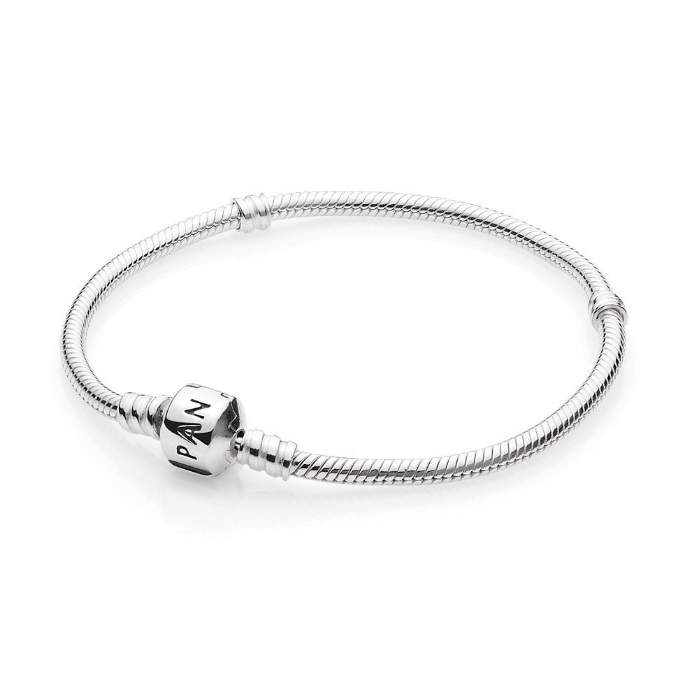 armband zilver met ronde sluiting. 16cm