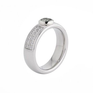Melano vivid vicky cz ring - zilverkleurig - dames - maat 50