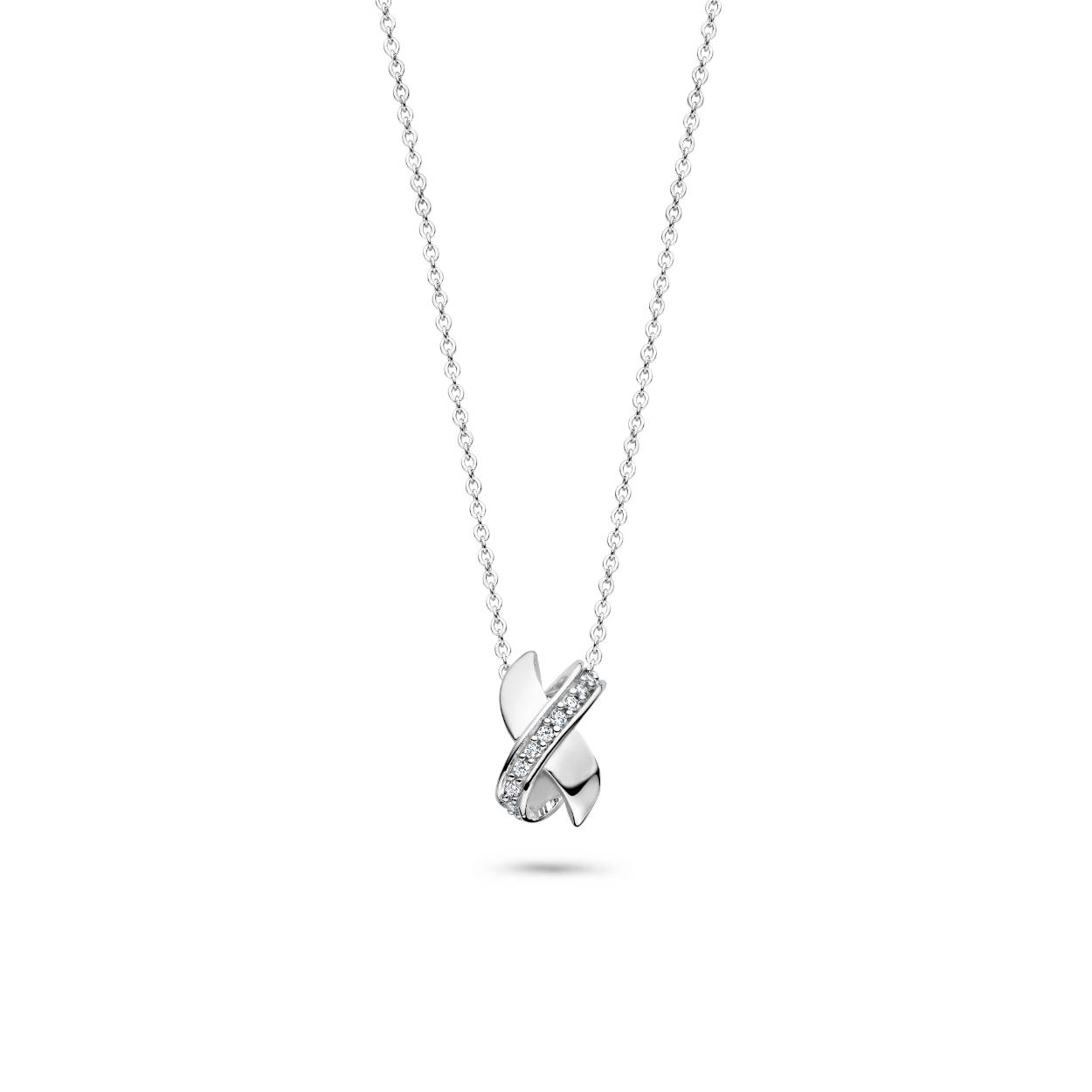 Rosa di Luca zilveren collier met hanger