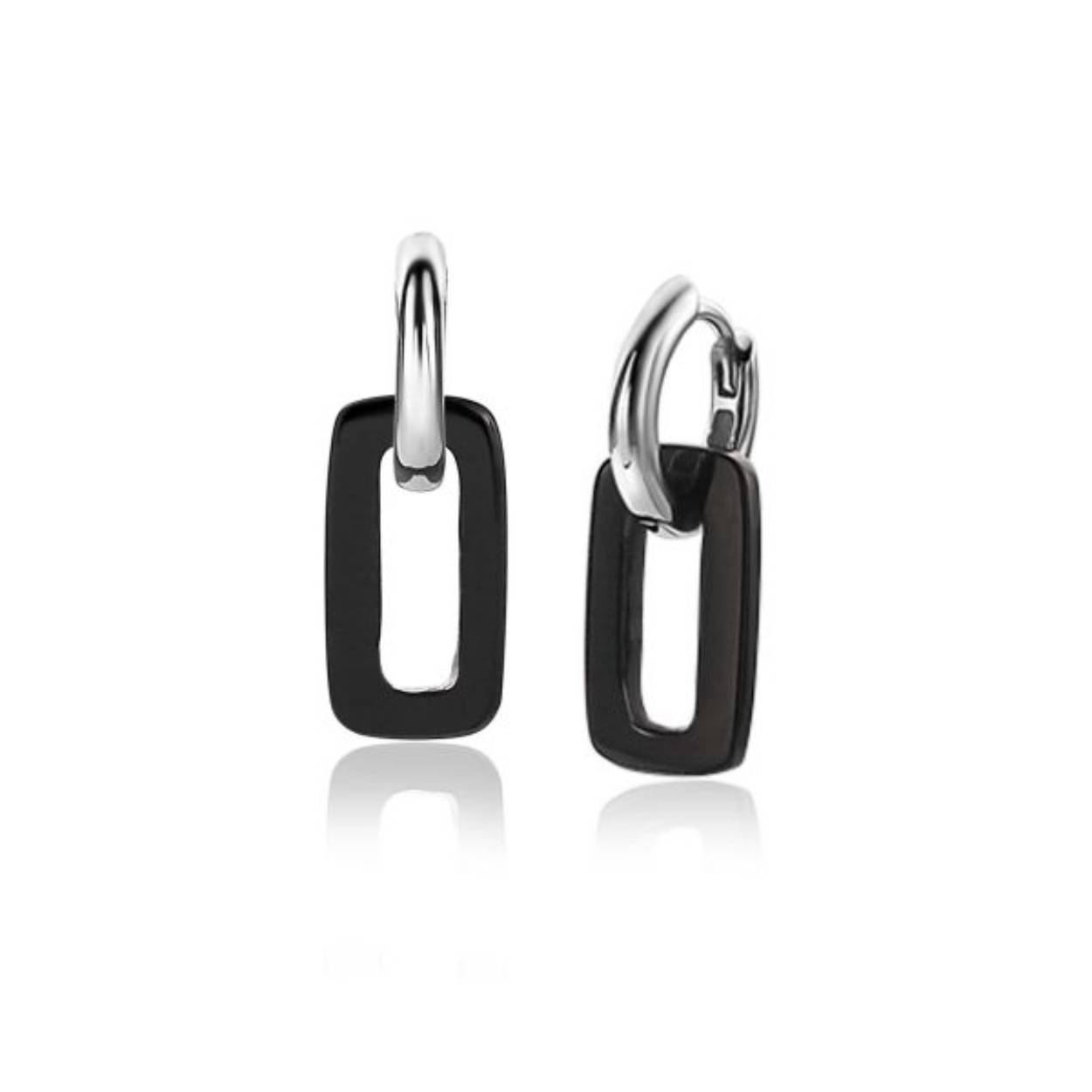 ZINZI zilveren luxe oorringen 15mm witte zirconia's ZIO2327