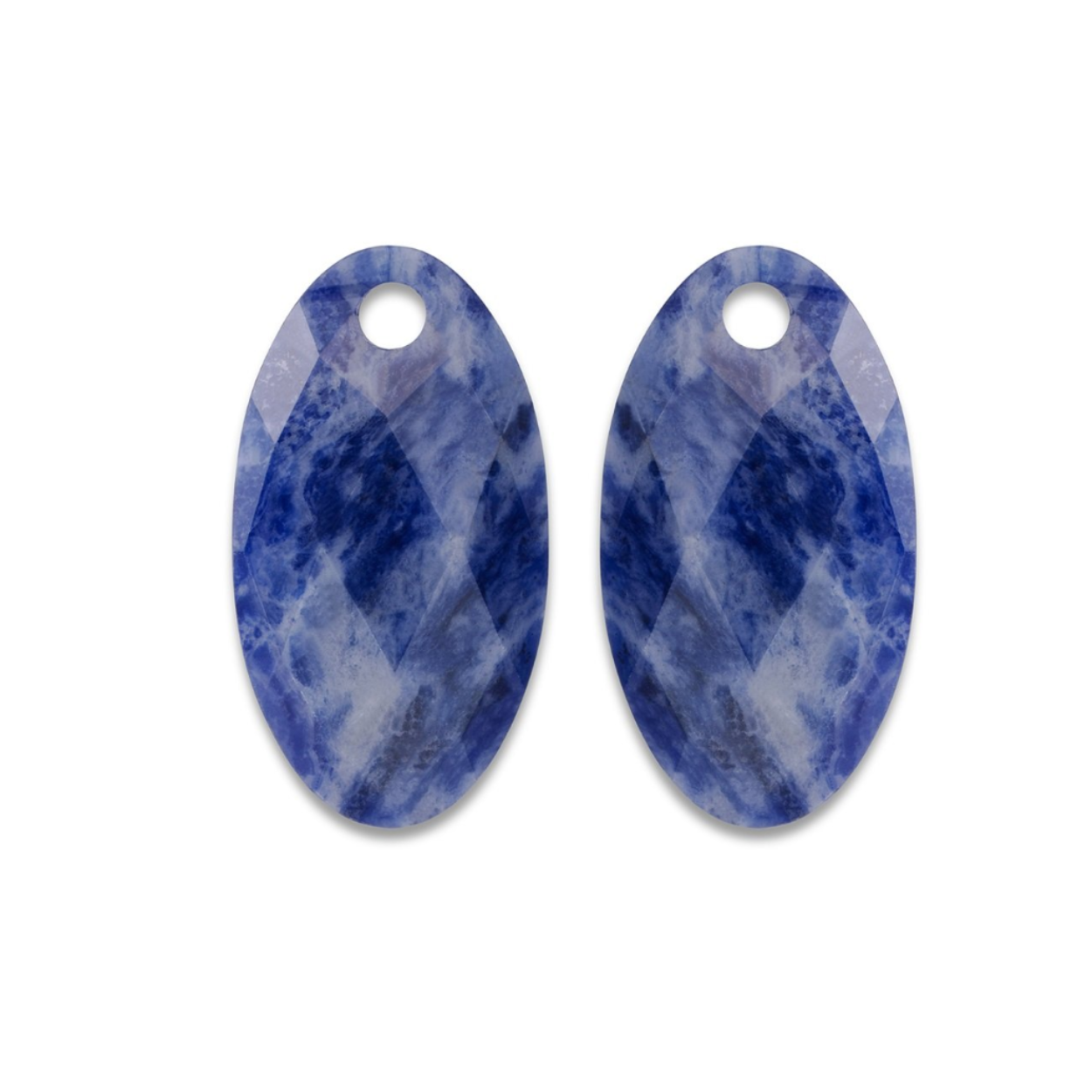 Earstones | Large Leaf - Sodalite EAGEM20-FCLF-L