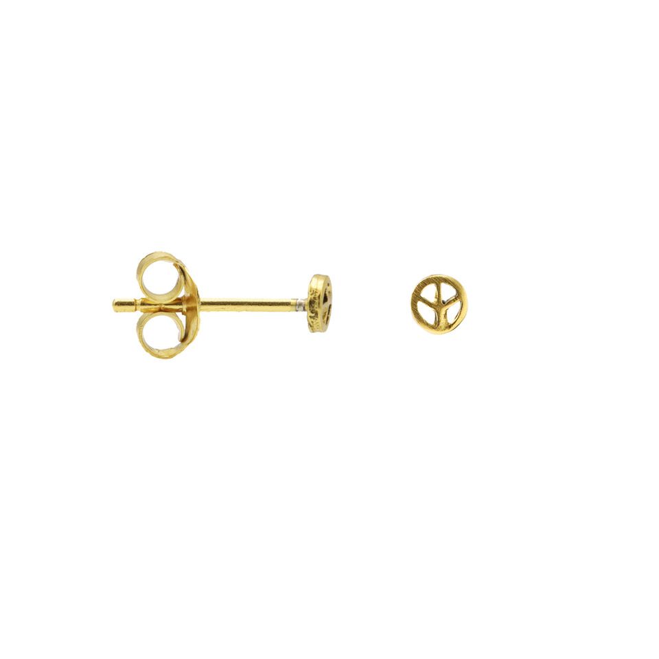 Karma Symbols Peace Sign Goldplated
