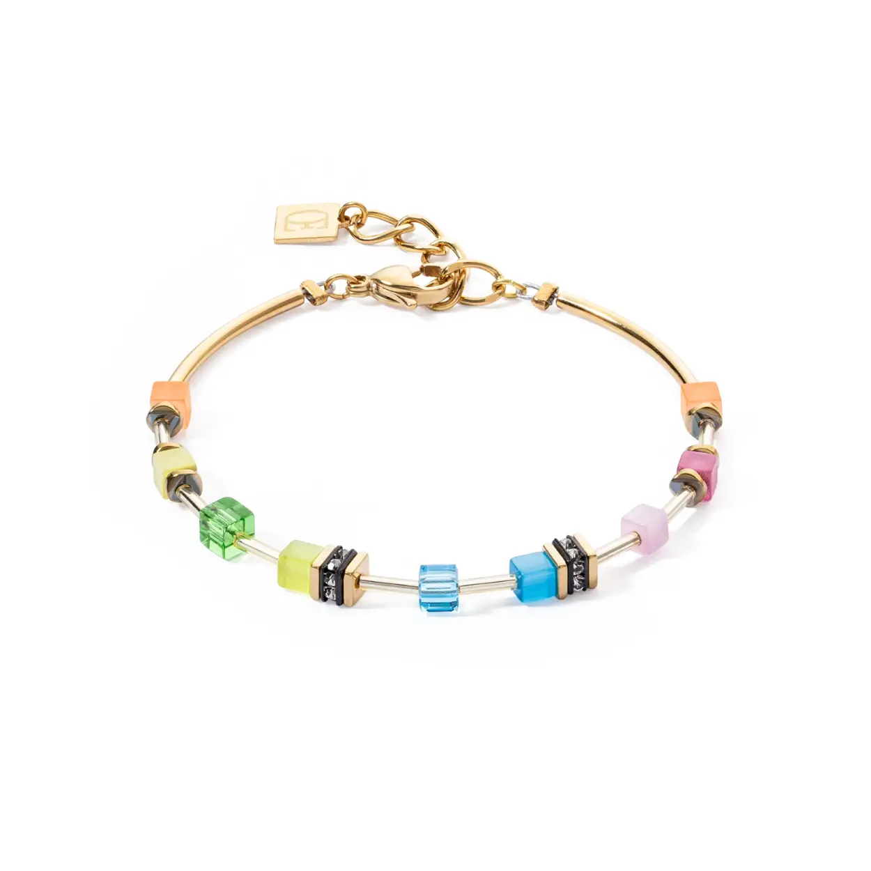 Coeur de Lion armband met polaris en swarovski kristallen
