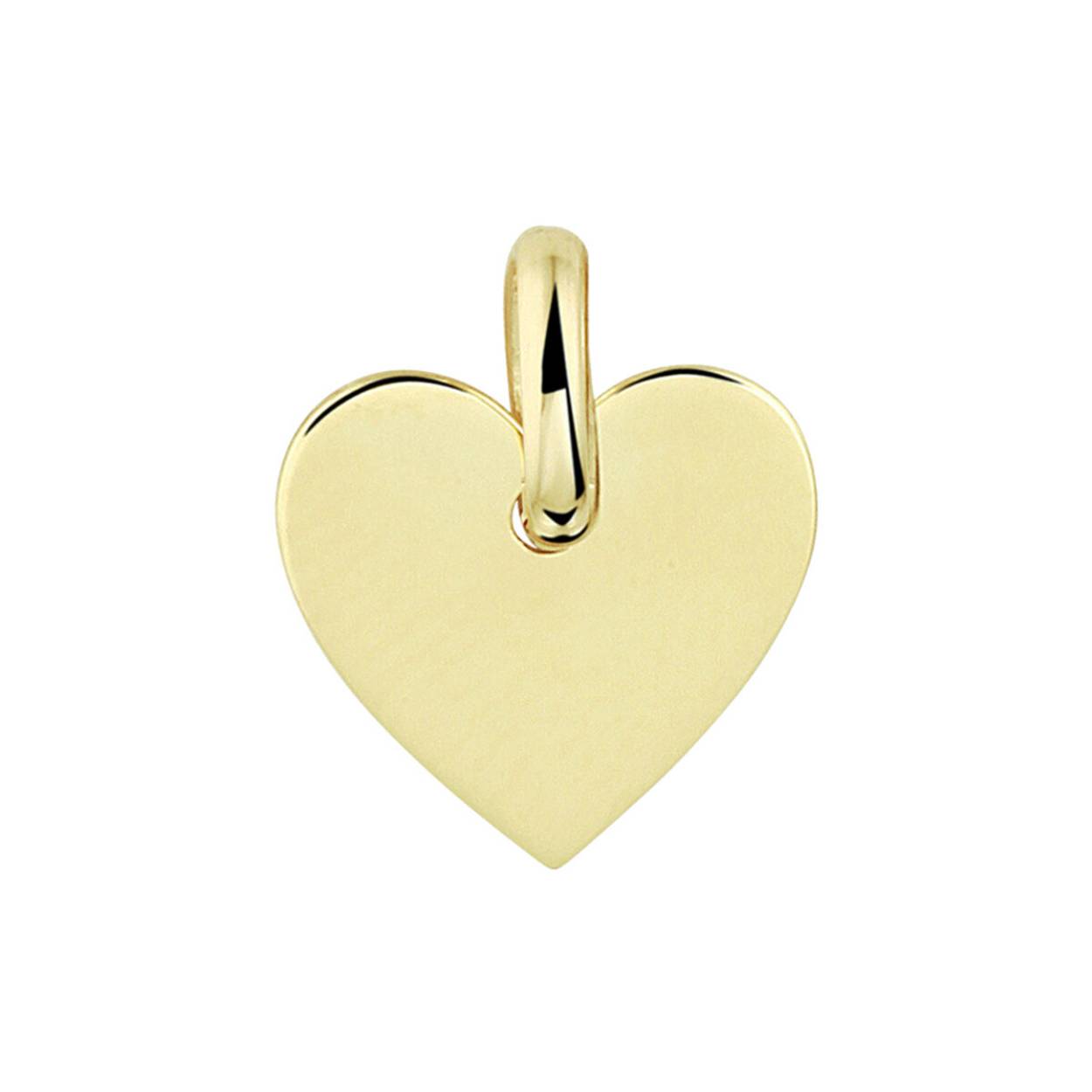 Gouden Graveerhanger Hart 4022370