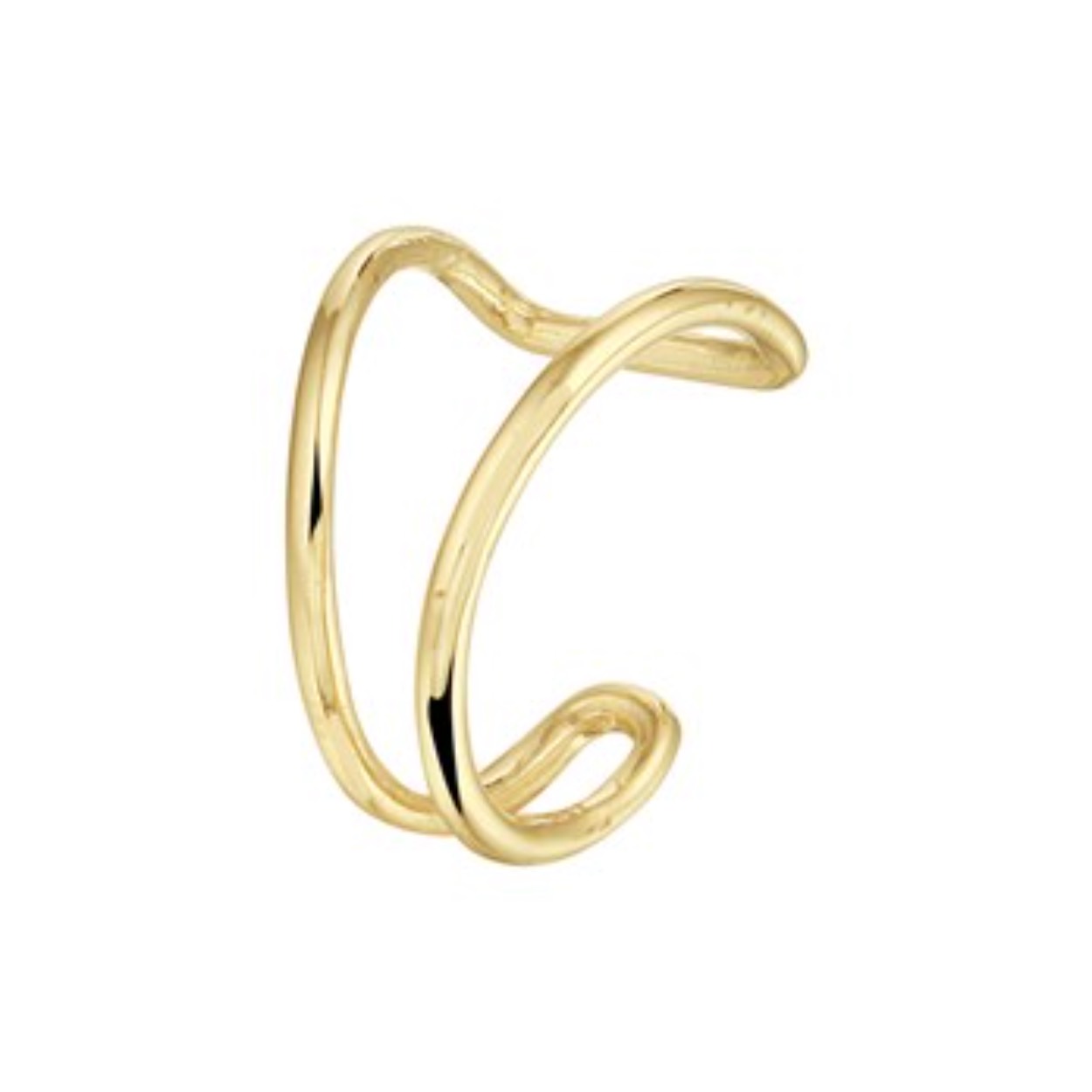 gouden earcuff
