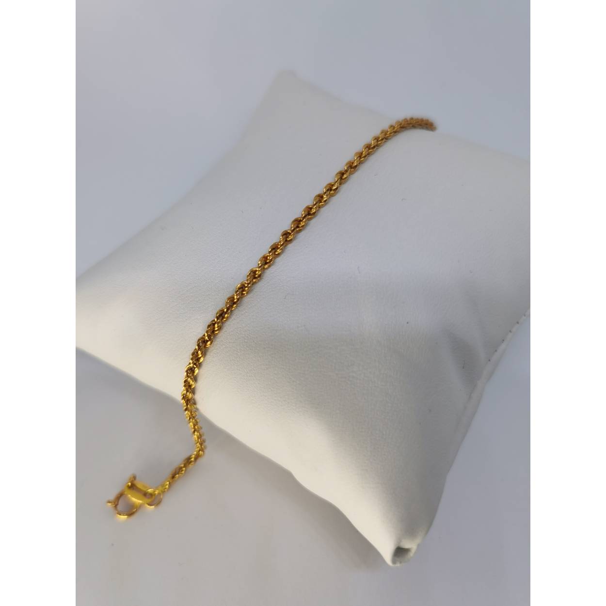 14 Karaat geel gouden rope armband 