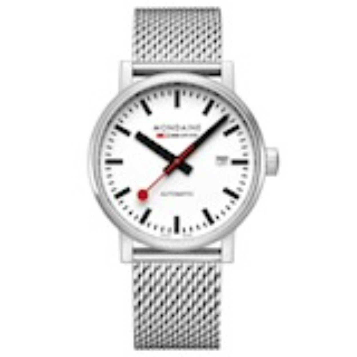 Mondaine automatic herenhorloge met datumaanduiding 