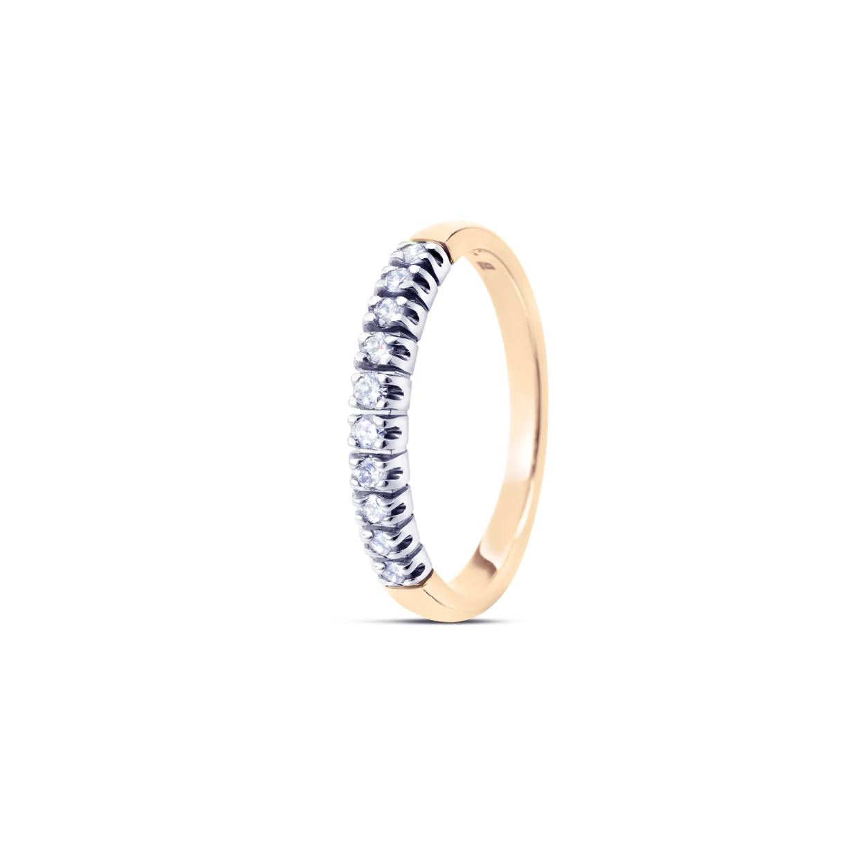 1707-1 ALLIANCE RING MET 1X0.07CT  P/W