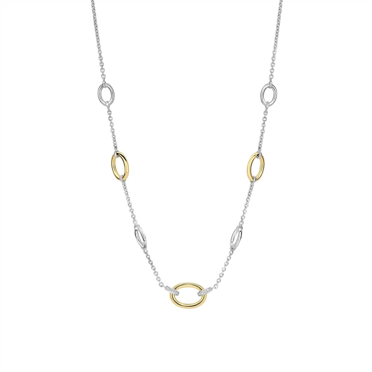Materiaal: Zilver verguld
Steensoort: Zirkonia
Categorie: Schakel kettingen
Kleur: Zirkonia met geel verguld