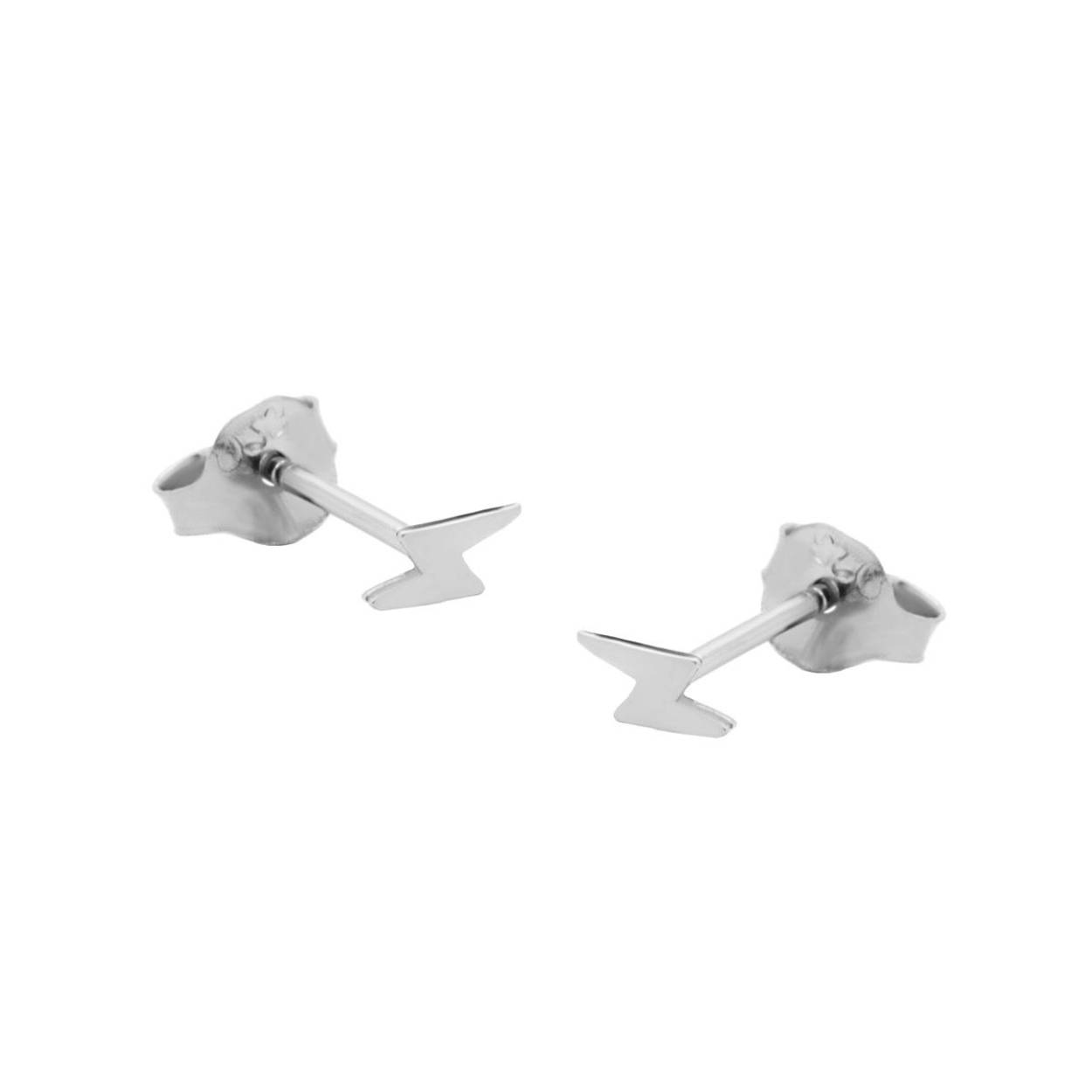 Dit is de Karma Symbolen Kleine Verlichting. 925 sterling zilveren sieraden. Het Karma Symbool Tiny Lightning is een perfecte oorbel om toe te voegen aan je persoonlijke Earparty. Mix en match met onze andere oorbellen voor een unieke look. Verkrijgbaar in zilver of met een 14K gouden of rosegouden plating.
