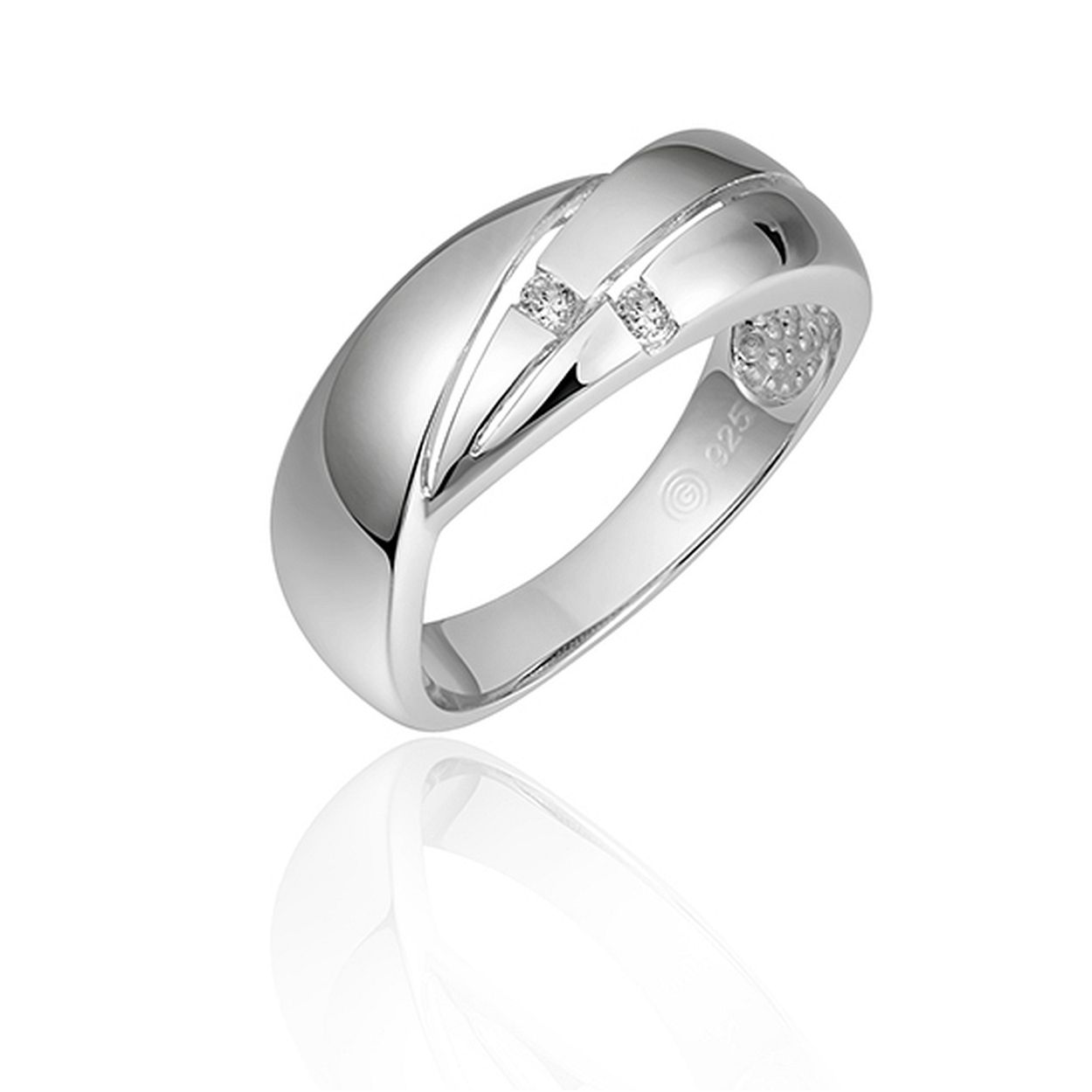 Zilver ring R054-58