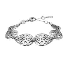 Dames armband staal 18-19cm