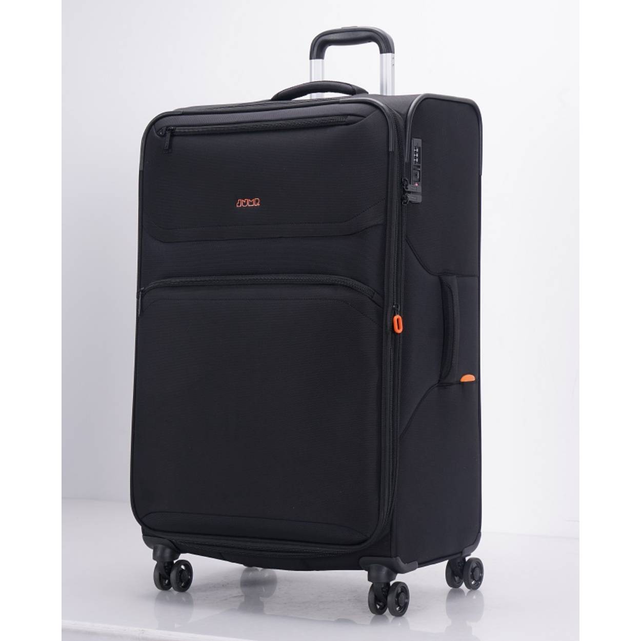 Grote uitbreidbare koffer met 4 wielen, telescopisch handvat en combinatiesluiting. Opbergvakken met ritssluiting aan de voorzijde van de bagage.

Ze zal je overal volgen!

 Telescopische aluminium  trekgreep  met meerdere posities voor lichtheid

Hoofdritssluiting met  dubbele sliders

Gevoerde binnenkant  met  bevestigingsriemen en een vak met ritssluiting

2  vakken met ritssluiting aan de voorkant  van de koffer voor meer opbergruimte

Ritssluiting met  TSA- cijferslot  (om te voorkomen dat uw slot geforceerd wordt tijdens douanecontrole)
Volume (liter)
92/104

Materiaal
200D polyester keperstof en 600D polyester, polyester voering
Garantie
5 jaar
Sterke punten
Interieurontwerp
Zachte bagage
Combinatieslot
15" computer
Ultralichte
koffer met 4 wielen
Uitbreidbare koffer

Breedte
76 cm
Hoogte
48 cm
Diepte
30 cm
Uitschuifbare diepte
30/34