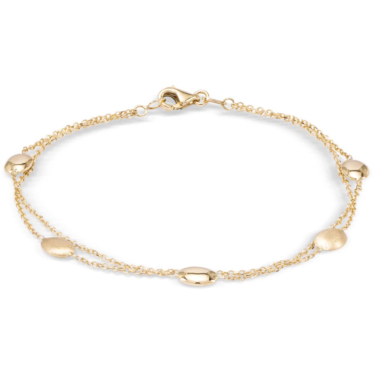 Ontdek de weelde van de JH Brummer Armband Dubbel 14K. Dit meesterwerk van vakmanschap omhelst een dubbel ontwerp, waarbij de fijnste 14-karaats gouden details worden verweven tot een uniek en verfijnd sieraad. Elk stuk belichaamt luxe en tijdloze elegantie, waardoor het een perfecte aanvulling is op elke stijl. Ontdek de ongeëvenaarde charme van deze prachtige creatie van JH Brummer en laat jezelf stralen in weelderige pracht. Ontdek deze schitterende armband vandaag nog!