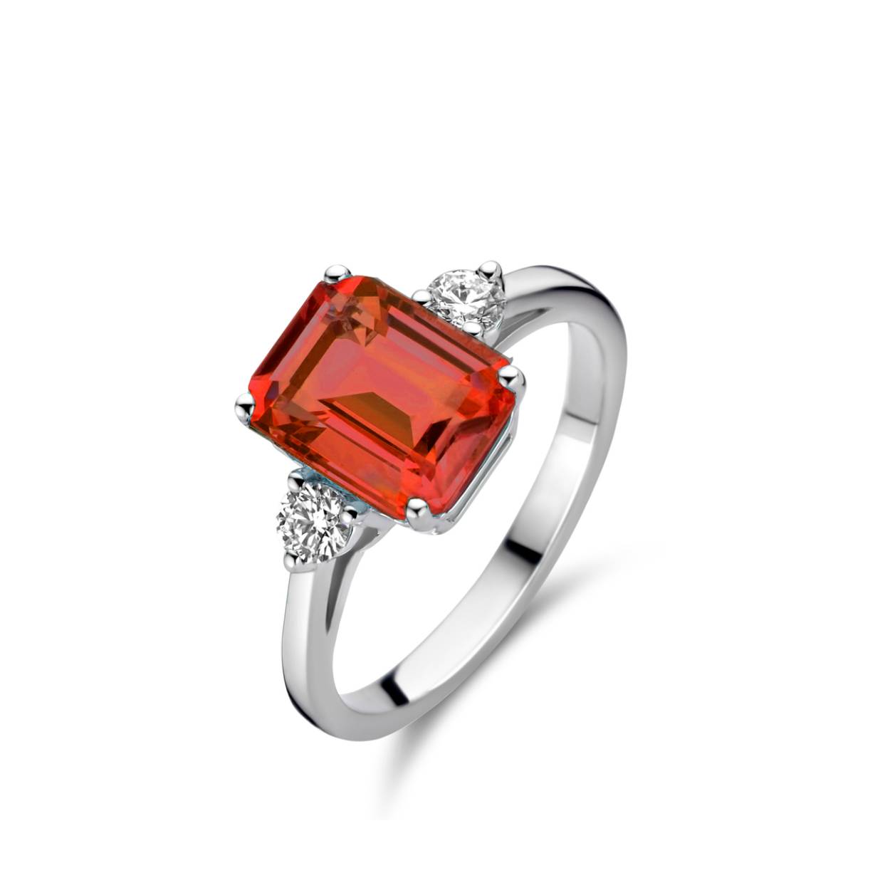 Naiomy Gold Ring wit goud 18k Toermalijn