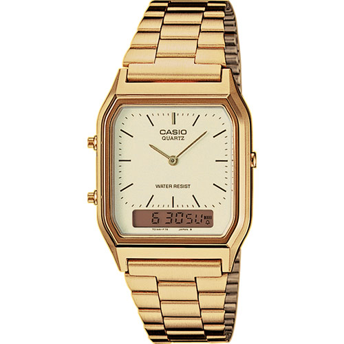 Dit horloge van Casio komt uit de collectie: Vintage EDGY. Dit horloge heeft de volgende functies: Dagalarm, Automatische kalender, 12/24-uurs tijdweergave, Stopwatchfunctie - 1/100 sec. - 1 uur, Tweede tijdzone