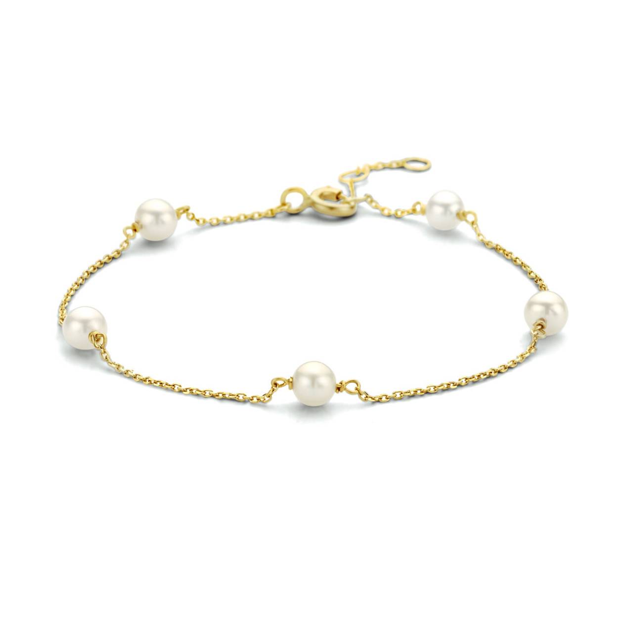 Gouden armband met parel 4 mm 1.16.1933