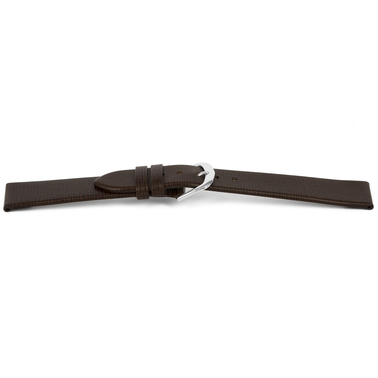 Hoogwaardig Italiaans leder en plantaardige gelooide horlogeband bruin, bewerkt en ongestikt.
Kleur band: Donker bruin
Band dikte: 2.2mm
Band lengte: 75/115mm
Band breedte: 20x18mm
Gesp: Edelstaal
Bekleding binnenband: Nubuck
Gestikt: Nee
Pushpin: Exclusief
Hypo allergisch: Nee
NFC Chip: Nee
EAN: 4780263454203

Plantaardig gelooid leer:
Vegetable tanned is het plantaardig looien en het zuiveren van de huiden op een natuurlijke manier, dus zonder schadelijke chemicaliën te gebruiken. Het proces wordt toegepast om de huid te stabiliseren.Plantaardig gelooid leer is een heel duurzaam product. Het is biologisch afbreekbaar en vormt geen gevaar voor mens en natuur.