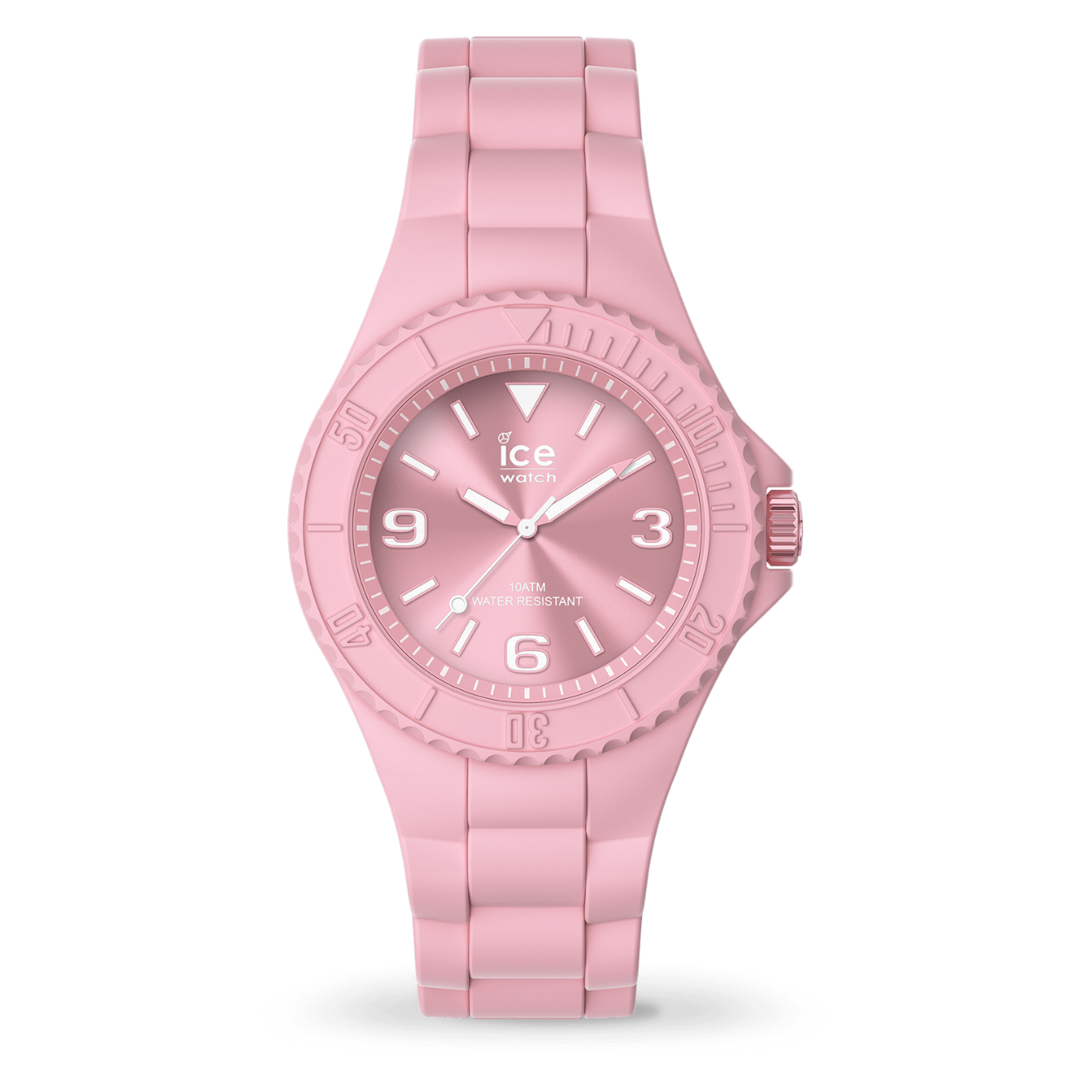Dit trendy dames Ice-Watch IW019148 horloge beschikt over een quartz uurwerk en een prachtige rozee band. De kleur van de rond kast van dit dameshorloge is roze. Het glas van dit horloge is gemaakt van een sterk mineraal glas. Dit prachtige horloge van Ice Watch is gemaakt van siliconen. De wijzerplaat is in de kleur roze.
