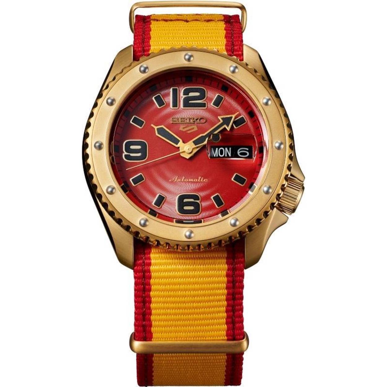 Seiko 5 Sports Automaat Cal. 4R36 100m WR Streetfighter Limited Edition Zangief