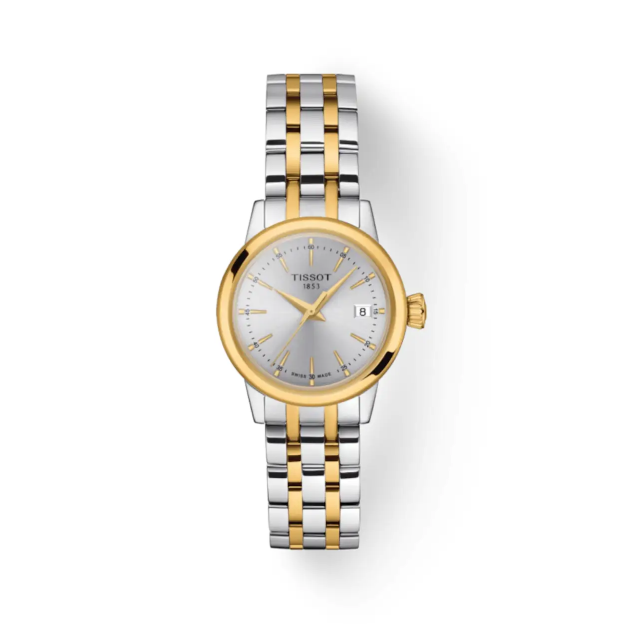 Tissot - Classic Dream. 50m WR Saffierglas. bicolor - T1292102203100