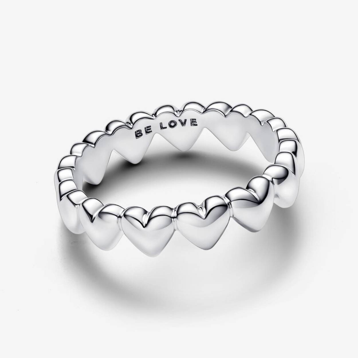 Pandora ring hartjes maat 56