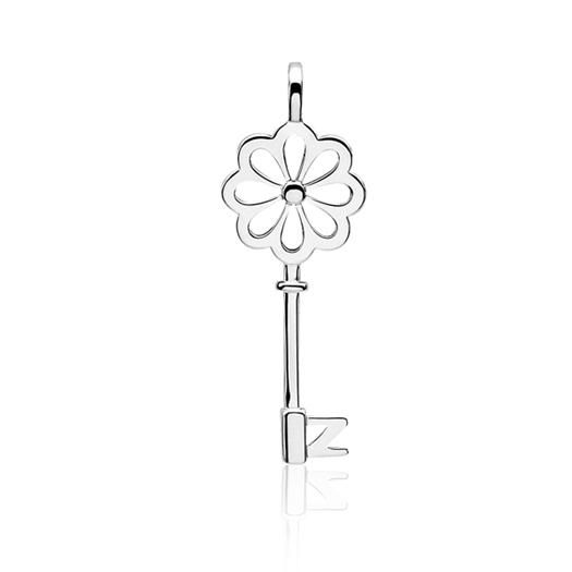 ZILVER HANGER SLEUTEL