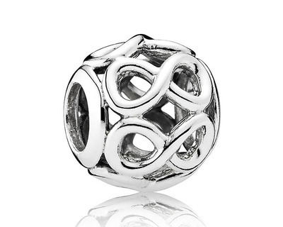 opengewerkte bedel met infinity